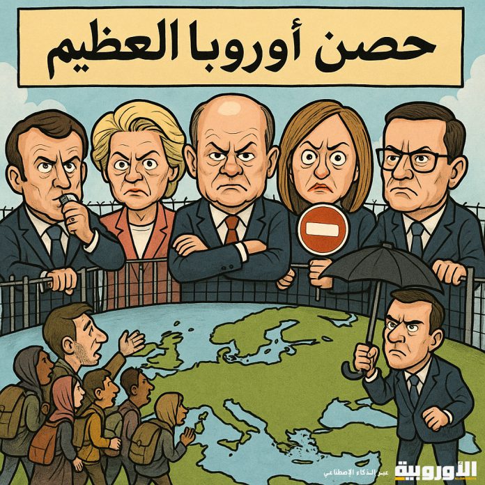 كاريكاتير حصن أوروبا العظيم